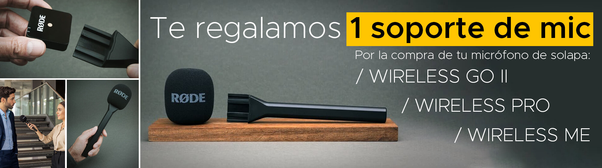Promocion RODE en Colombia Microfonos Wireless
